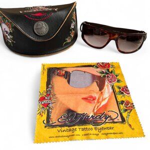 Ed Hardy Live to Ride Tortoise Sunglasses